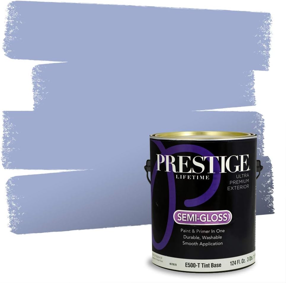 PRESTIGE Paints Exterior Paint and Primer In One, 1-Gallon, Satin, Comparable Match of Sherwin Williams* Blueblood*