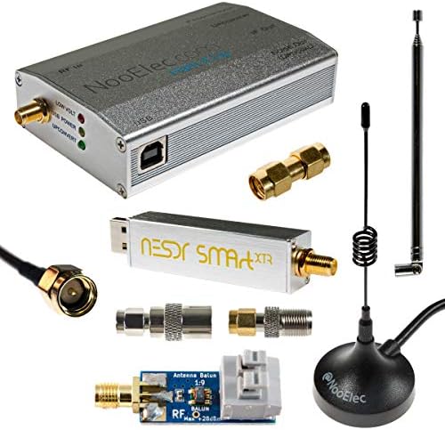 Nooelec NESDR SMArt XTR HF Bundle: 300Hz-2.3GHz Software Defined Radio Set for LF/HF/UHF/VHF. Includes NESDR SMArt XTR RTL-SDR