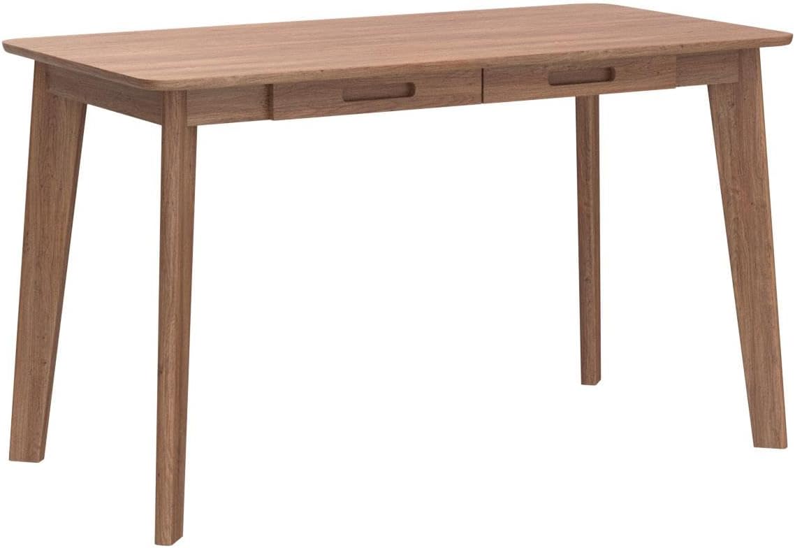 IOTXY Solid Wood Writing Desk - Home Office Laptop Computer Table, Walnut