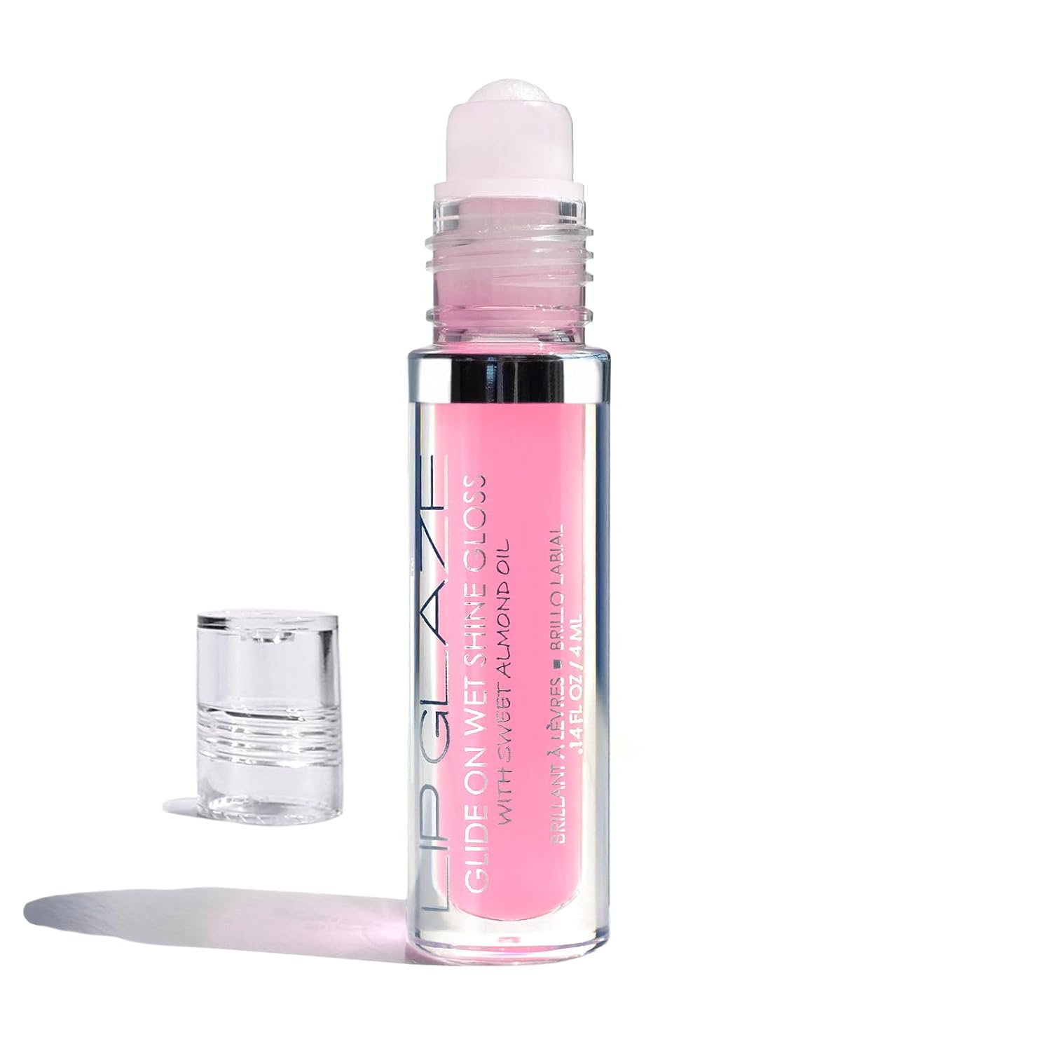 MODE Lip Glaze Cotton Candy Flavored Lip Gloss, Hydrating Sheer Wet Shine, Skincare Fruit Oils