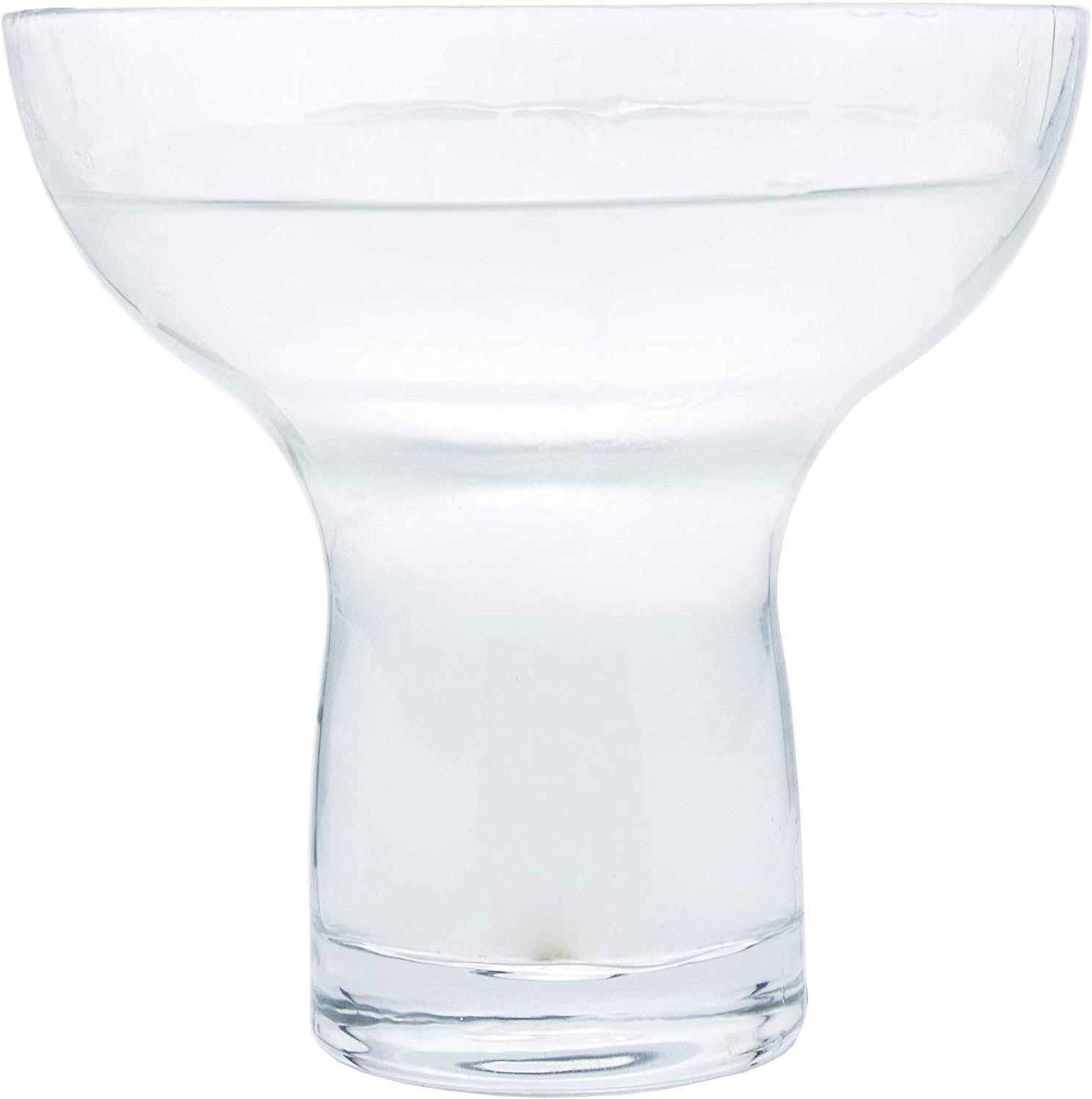Chefcaptain Margarita Glasses Set Of 4, XXlarge 16oz Stemless Lead-Free Thick Clear Glass With Heavy Base, For Martini, Daiquiri, Frozen Cocktails