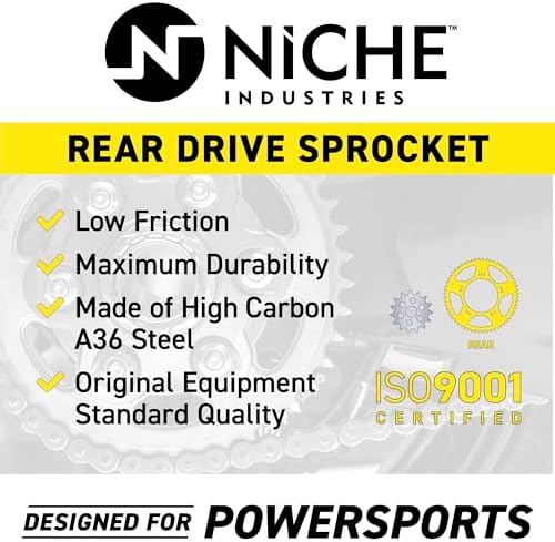NICHE 428 Pitch 50 Tooth Rear Drive Sprocket for Honda 41201-KN4-000