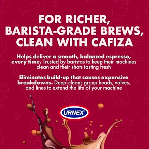 Urnex Espresso Machine Cleaning Powder - 566 grams - Cafiza Professional Espresso Machine Cleaner
