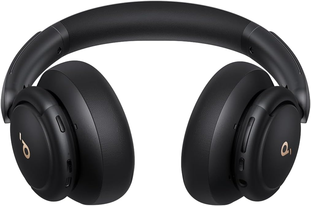 Soundcore by Anker Q30 Hybrid Active Noise Cancelling Headphones, Black