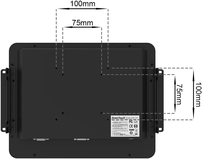 GreenTouch 18.5 Industrial Touch Monitor Open Frame, HDMI/VGA/DVI Interface, Muliti Touch Capacitive Touch Screen Technology