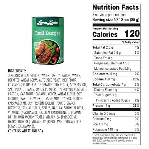 Loma Linda - Plant-Based - Redi-Burger (15 oz.)