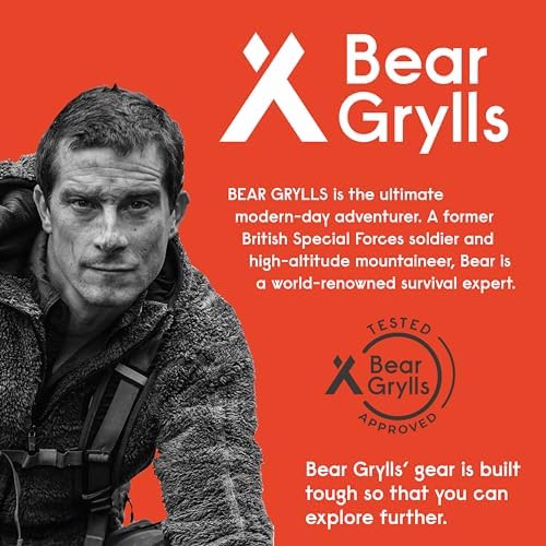 Bear Grylls Axe Multitool Hammer with Knife, Saw and Nylon Sheath | Tactical multitool combining hatchet, hammer, knife, saw, screwdriver