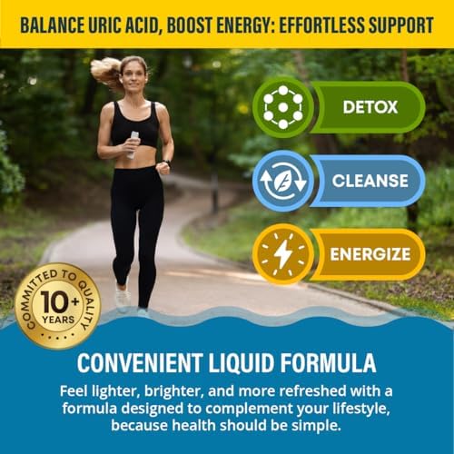 Uricel - Uric Acid Supplement - Tart Cherry & Chanca Piedra & Raw - 2 fl oz