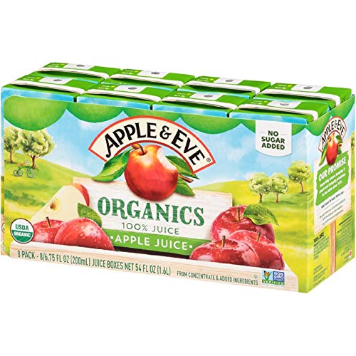 Apple & Eve Organics, Apple Juice, 6.75 Fluid-oz, 8 Count