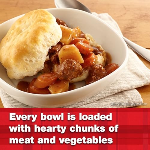DINTY MOORE Beef Stew, 15 oz (12 Pack), With Fresh Potatoes & Carrots | Fully Cooked & Ready-To-Eat, Gluten-Free, 10g Protein, No Preservatives, Perfect for Noodles, Biscuits & Hot Pies