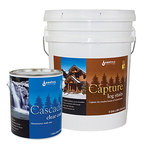 Sashco Capture Capture Log Stain, 5 Gallon Pail, Wheat (Pack of 1)