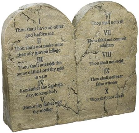 Design Toscano Ten Commandments Sculptural Tablet