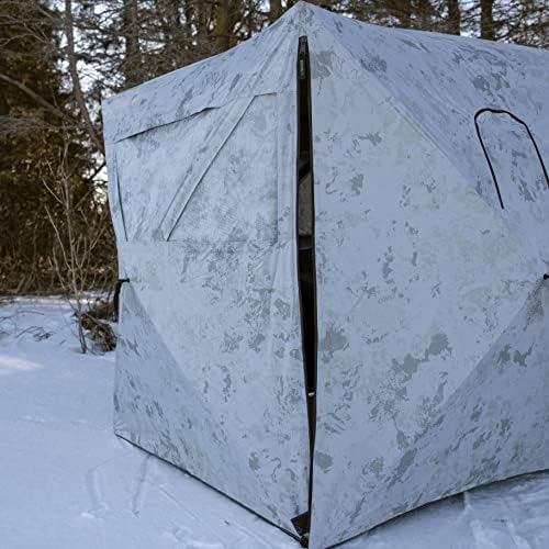 Barronett Blinds Radar Portable Hunting Blind, Pop-Up Hub Blind, Zipperless Windows, Lightweight, 2-Person, 67" x 71" x 71"