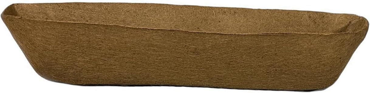 Molded Coco Fiber Liner - 72 Inch Window Hayrack Planter -Comes as a Pair of 36 Inch