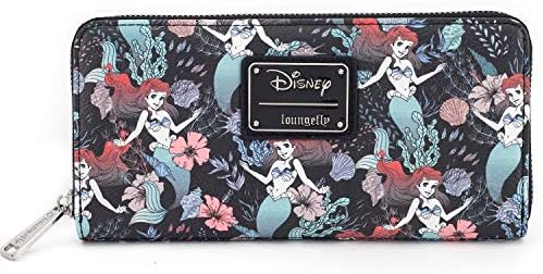 Loungefly Disney The Little Mermaid Ariel Floral Print Wallet
