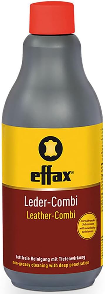 Effax Unisex's Leather Combi Bottle, Brown, 500ml