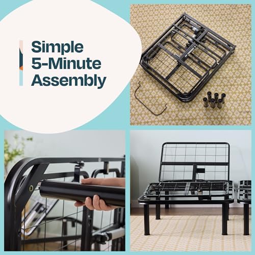 Linenspa Adjustable Bed Base — Motorized Head and Foot Incline — Full