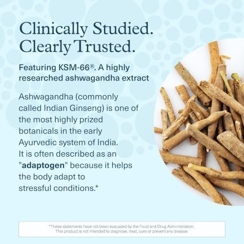 Youtheory Ashwagandha, 1,000 mg, 60 Vegetarian Capsules, 30-Day Supply