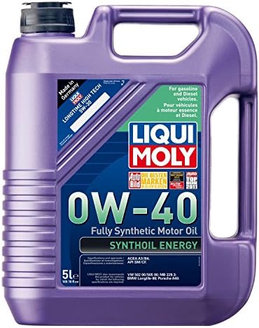 LIQUI MOLY Synthoil Energy A40 SAE 0W-40 | 1 L | Fully synthetic engine oil | SKU: 2049