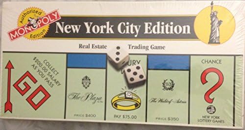 Monopoly New York City Edition Authorized Edition