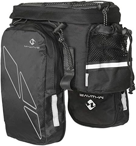 M-Wave Unisex's Amsterdam Bicycle Top Case-Black, Large | bike-panniers-and-rack-trunks