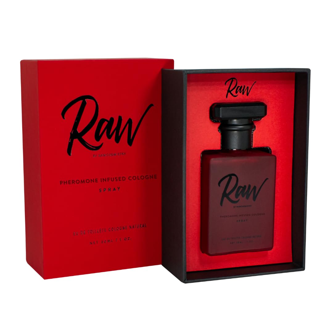 RawChemistry Raw Pheromone Infused Men’s Cologne, 1 oz Spray – Long-Lasting