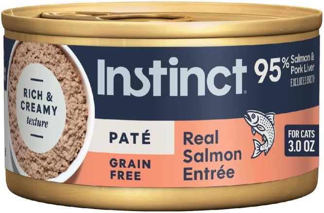 Instinct Original Grain Free Real Rabbit Recipe Natural Wet Canned Cat Food, 3 oz. Cans (Case of 24) | Rich & creamy pate texture, high protein, real rabbit, whole-food ingredients, grain-free, hydration support