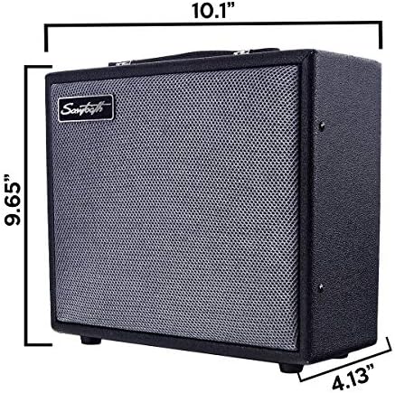 Sawtooth 10-Watt Electric Guitar Amp with Instrument Cable & Pick Sampler