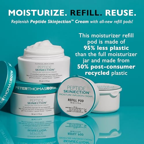 Peter Thomas Roth | Refill Pod for Peptide Skinjection™ Moisture Infusion Cream 1.7 Fl Oz, For Loss of Firmness and Elasticity