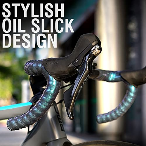 MARQUE Pro Bike Handlebar Tape – Road Cycling Bicycle Handle Bar Wrap with Adhesive Backs