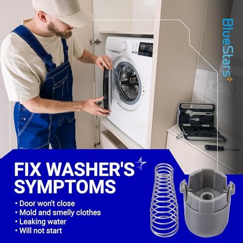 [Upgraded] BlueStars AGM73610701 Washer Magnetic Door Plunger Replacement