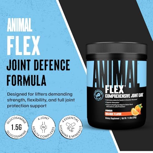 Animal Flex - Glucosamine Chondroitin Joint Supplement for Women and Men Discomfort with Turmeric, MSM, Boswellia for Cartilage, Joint Health, Muscles, Back, Knees, Shoulder, and Hip, 44 Packs