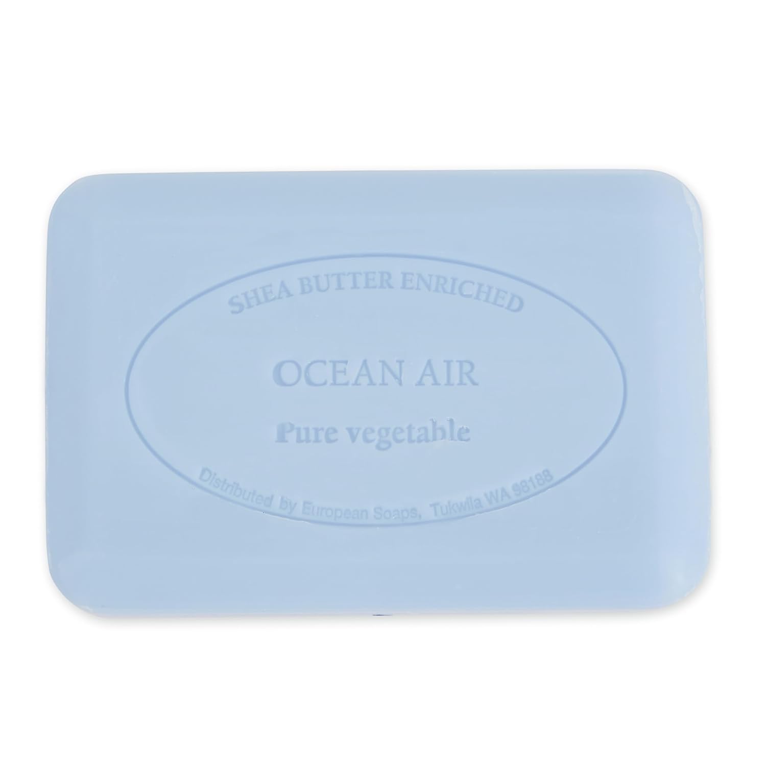 Pre de Provence Artisanal Soap Bar, Enriched with Organic Shea Butter, Natural French Skincare, Quad Milled for Rich Smooth Lather, 8.8 Ounce, Ocean Air