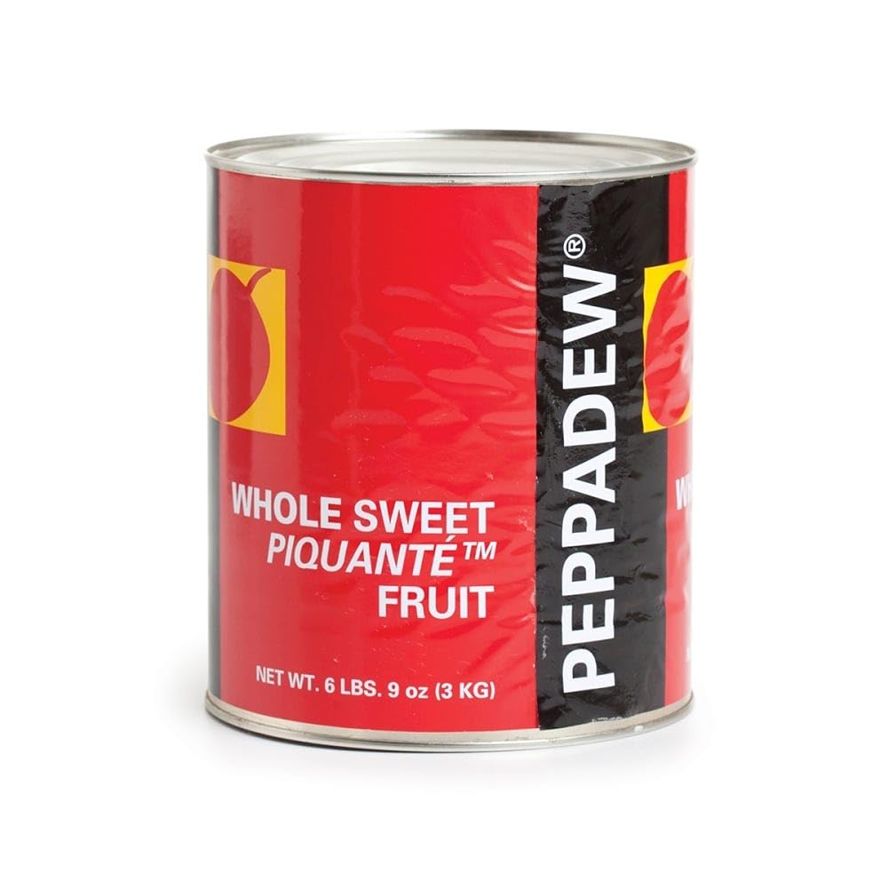 Peppadew Whole Sweet Piquante Peppers - 105 oz Each, Pack of 2 - Crisp, Spicy & Sweet, All Natural, Non-GMO, Gluten-Free, Vegan
