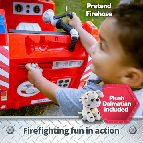 Kid Trax Real Rigs Toddler Recycling Truck Interactive Ride On Toy, Kids Ages 1.5-4 Years, 6 Volt Battery and Charger, Sound Effects