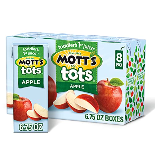 Mott's 100% Original Apple Juice, 6.75 Fl Oz Boxes, 32 Count (4 Packs Of 8), 2 Servings Of Fruit, 100% Fruit Juice, Gluten-free, Caffeine-free, Kosher, Contains No Artificial Colors Or Sweeteners