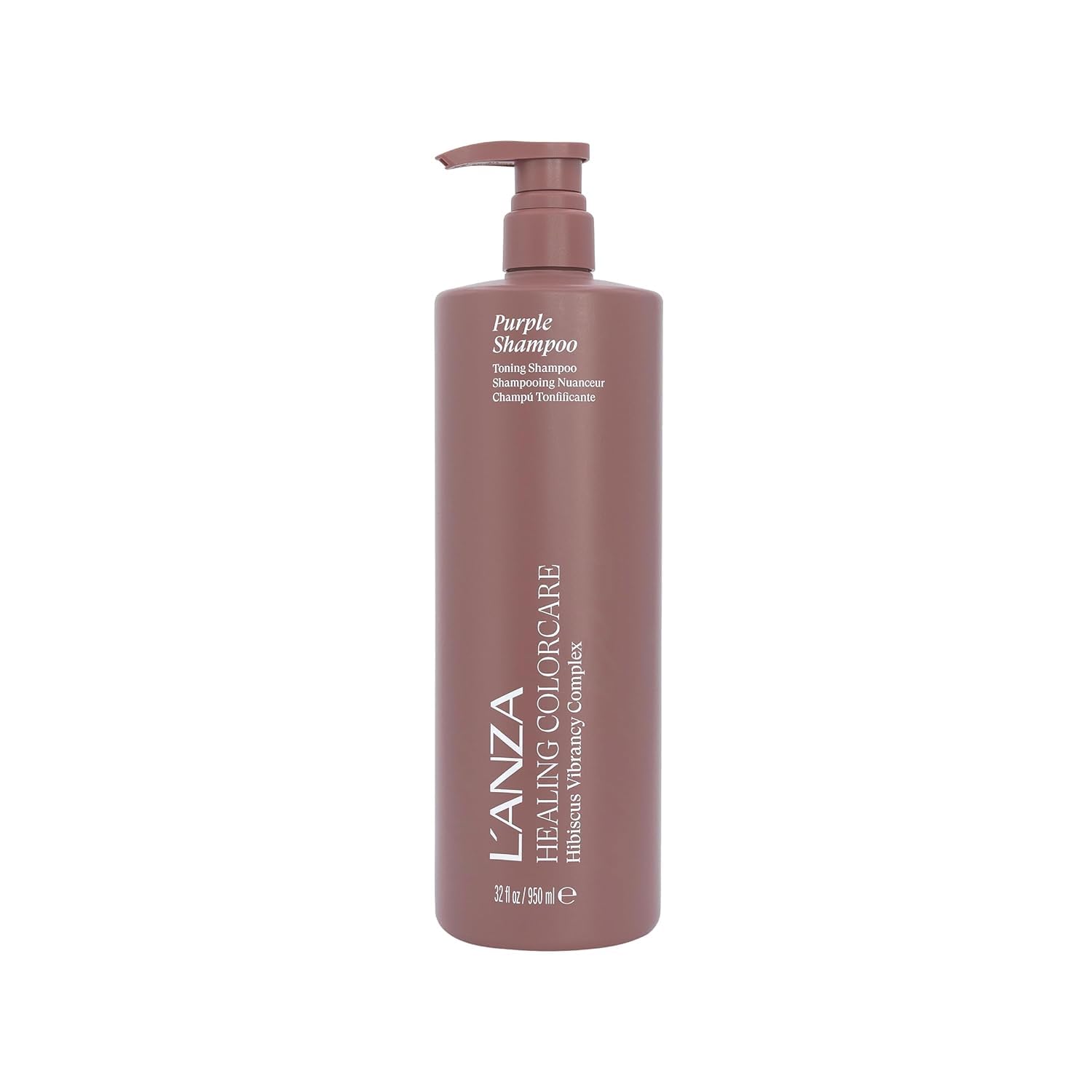 L'ANZA Healing Colorcare Purple Shampoo For Blondes & Highlights Purple Toning Shampoo, Neutralizes Brass, Brightens Blonde, Adds Shine, Repairs, Moisturizing, Color Safe, Sulfate Free