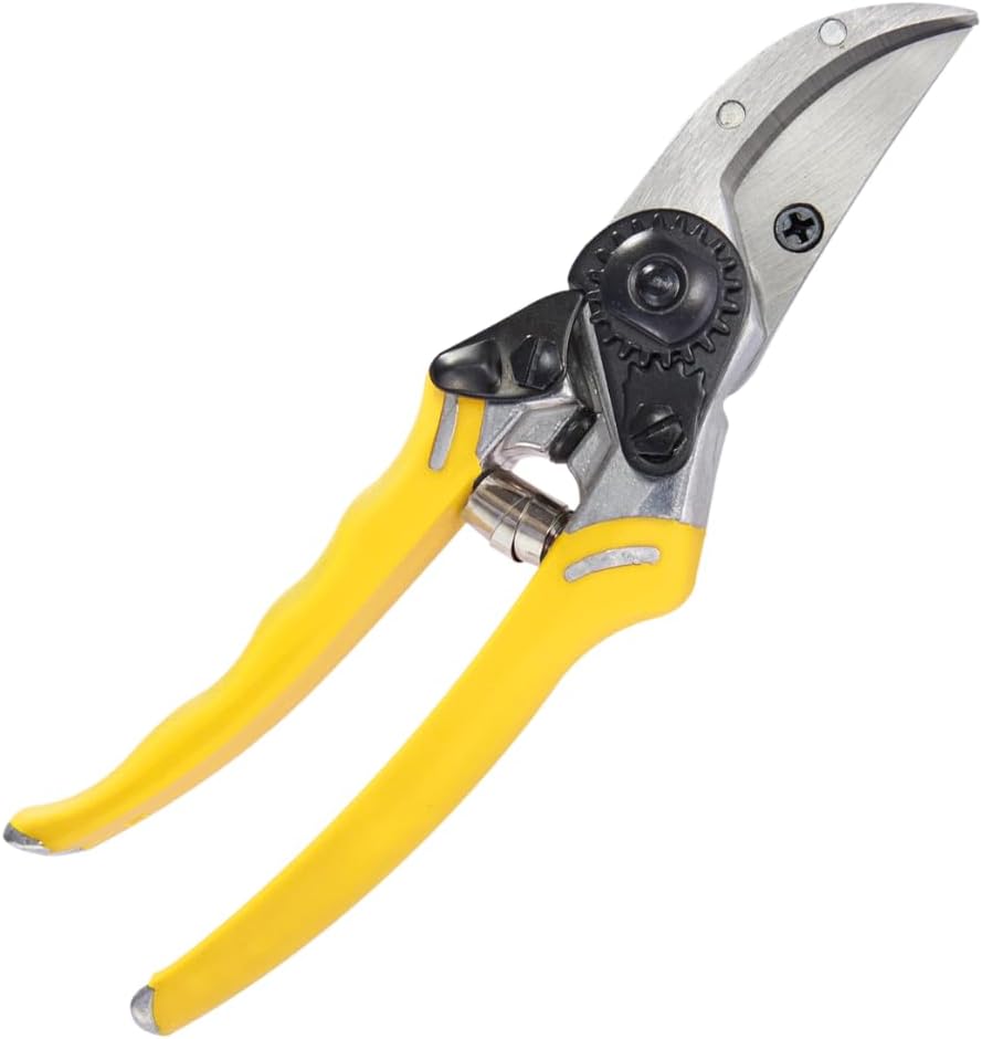 Dramm 18043 ColorPoint Bypass Pruner with Stainless Steel Blade, Yellow