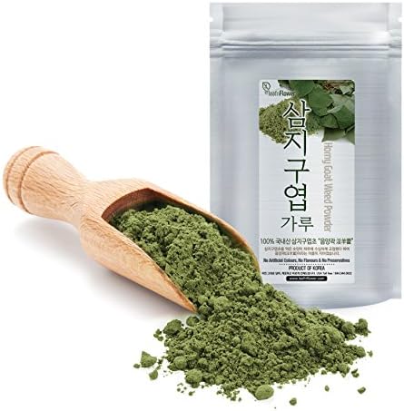 [Korean Herbal Powder] 100% Natural Horny Goat Weed Powder/삼지구엽 가루 4oz (113g)