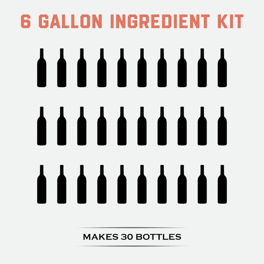 Fontana French Cabernet Sauvignon Wine Making Kit | 6 Gallon Wine Kit