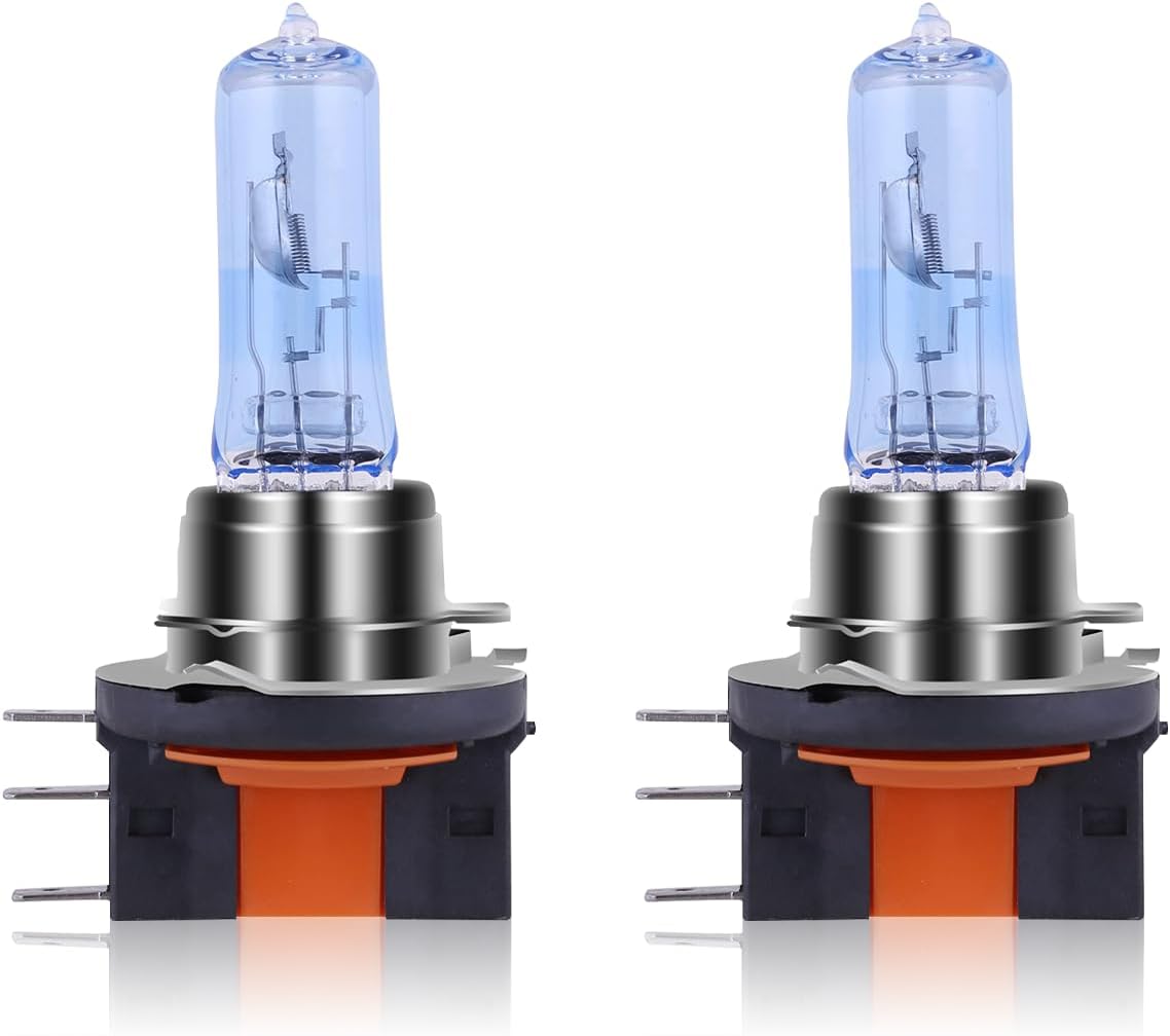 NEWBROWN H11 Headlight Bulb Halogen 5000K Super White Light Long Life Replacement PGJ19-2 12V/55W (H11, 2 Pack)