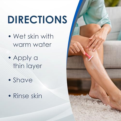 Vanicream Shave Cream, 6 Oz, Formulated without Common Irritants for Sensitive Skin, Shaving Cream for Women & Men, Helps Protect Against Razor Burn