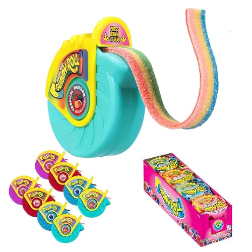 Push Pop Gummy Roll Candy Gummies 8 Ct Individually Wrapped Gummies