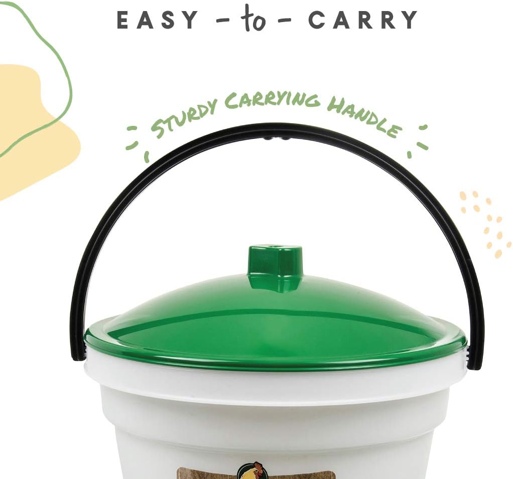 Harris Farms Easy-Fill Poultry Drinker, NO BPA Plastic, 6.25 Gallon | Large Capacity Poultry Drinker, Top-Fill Design, Durable NO BPA Plastic Construction, Ideal for Chickens & Backyard Flocks