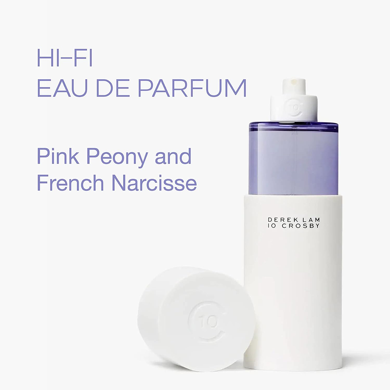 Derek Lam 10 Crosby - Silent St - 1.7 Oz Eau De Parfum - A Floral White Musk Fragrance Mist For Women - Perfume Spray With Light, Powdery, Clean Notes