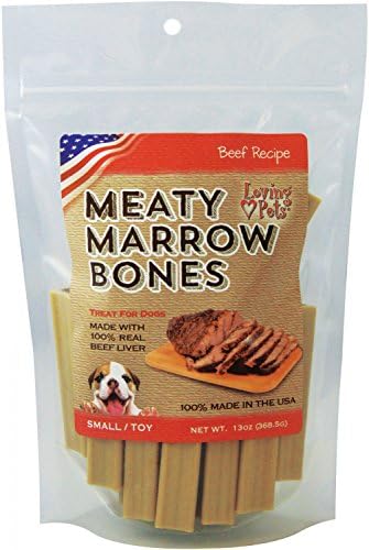Loving Pets Yummy Bones - Chicken Flavor Filled Bones for Dogs (for Toy/Small Dogs 1-20 lbs)