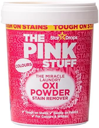 Stardrops The Pink Stuff Miracle Laundry Oxi Powder Stain Remover for Colours, 35.2 Oz