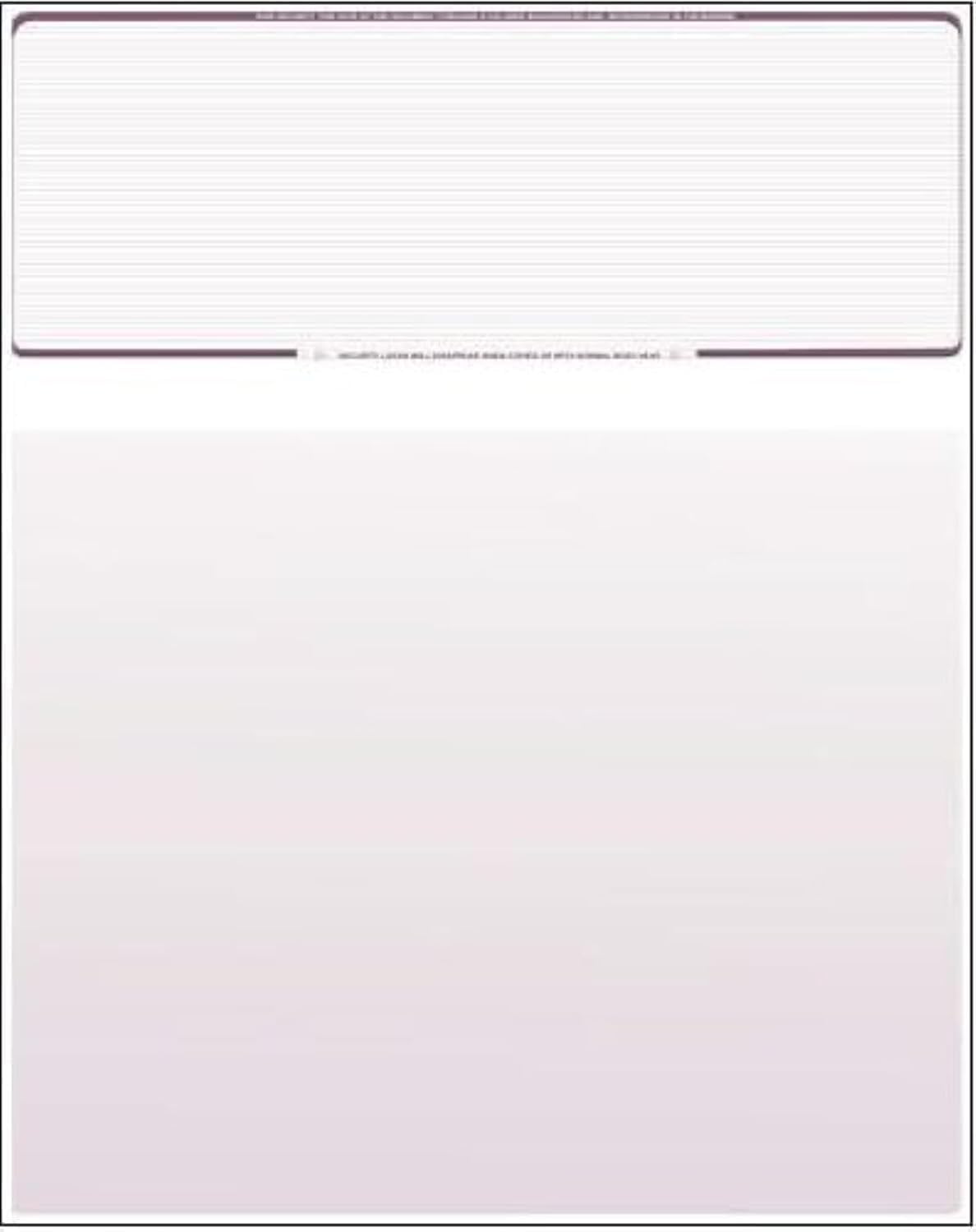 Compuchecks Blank Check Paper 500 Pack, Check on Top, QuickBooks Compatible | Blue Diamond High Security Computer Business Checks, Voucher on Bottom, 8.5x11, Works with Laser & Inkjet Printers, USA Made