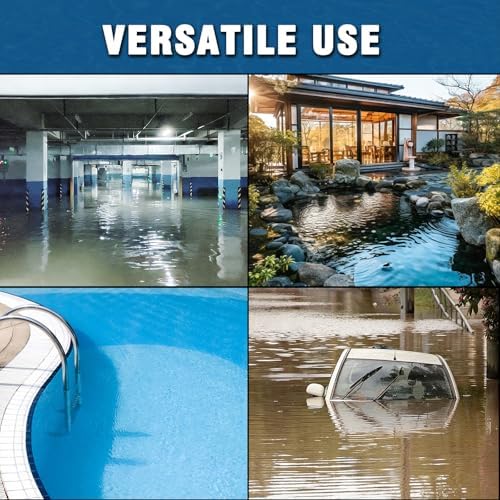 1.5HP Sump Pump, 4000GPH High Flow Clean&Dirty Water Pump