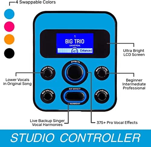 Portable Karaoke Machine On Shark Tank, Kids & Adults, All-In-One Karaoke System, 350+Voice Effects & Autotuning, PA Speaker, Party Bundle